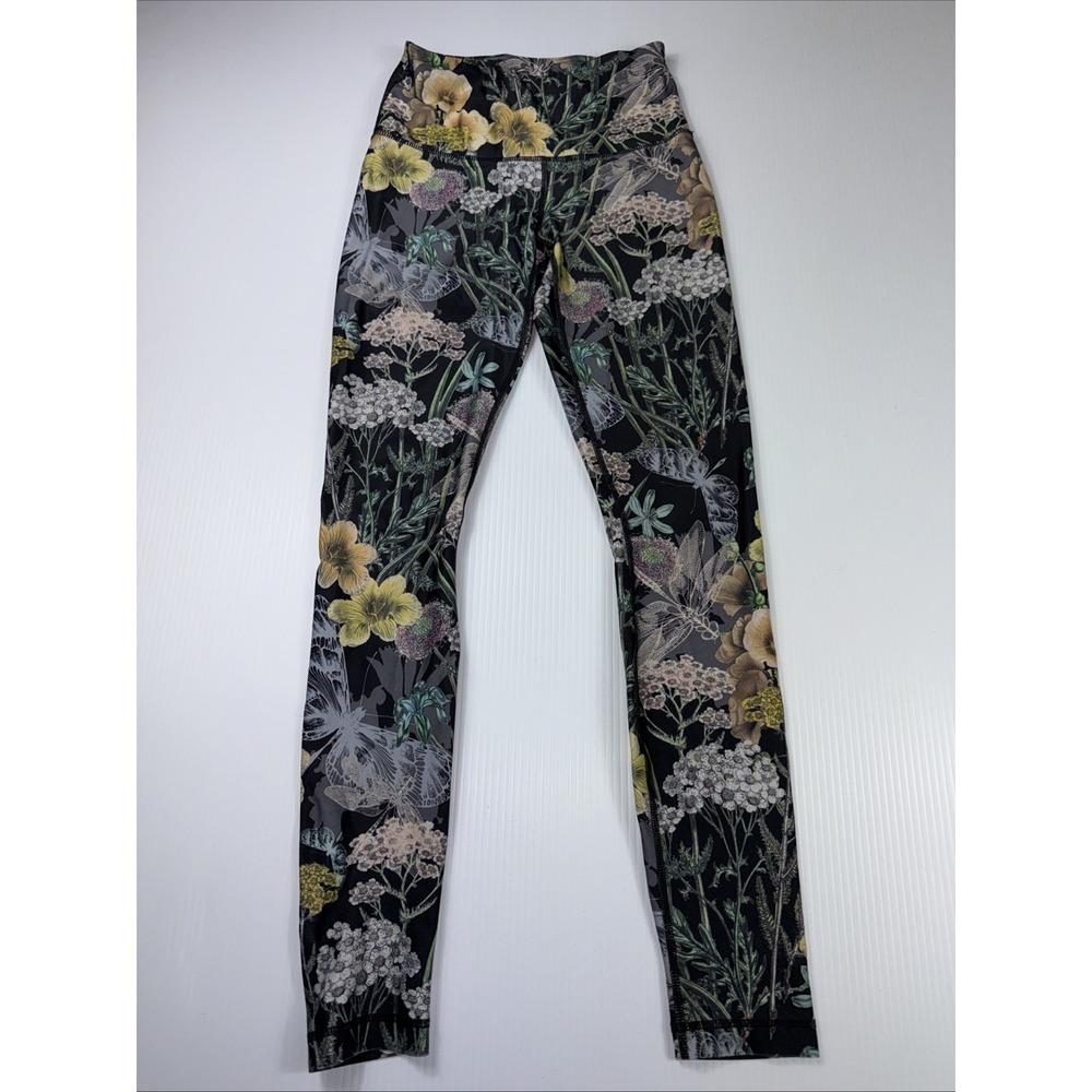 Playground Margaux Floral Dragonfly Leggings Size XS‎